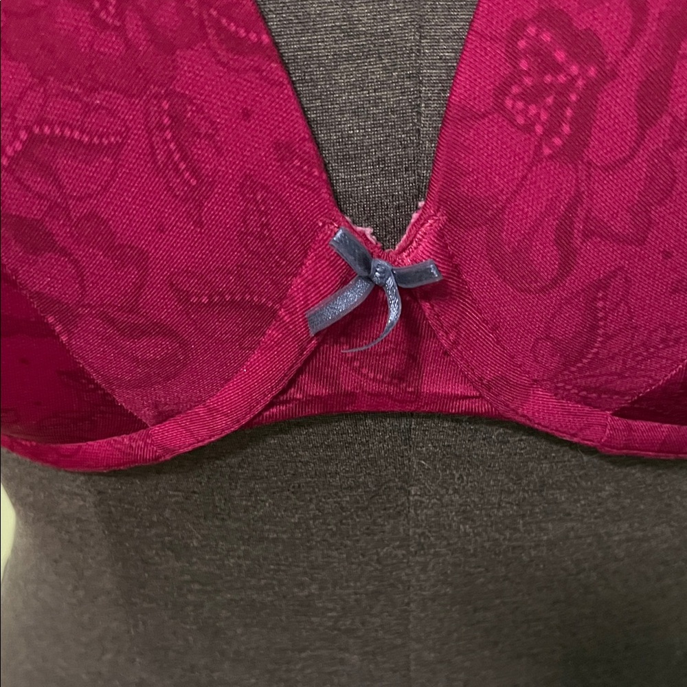 Cacique Fuchsia Look Lace Bra - Picture 3 of 12